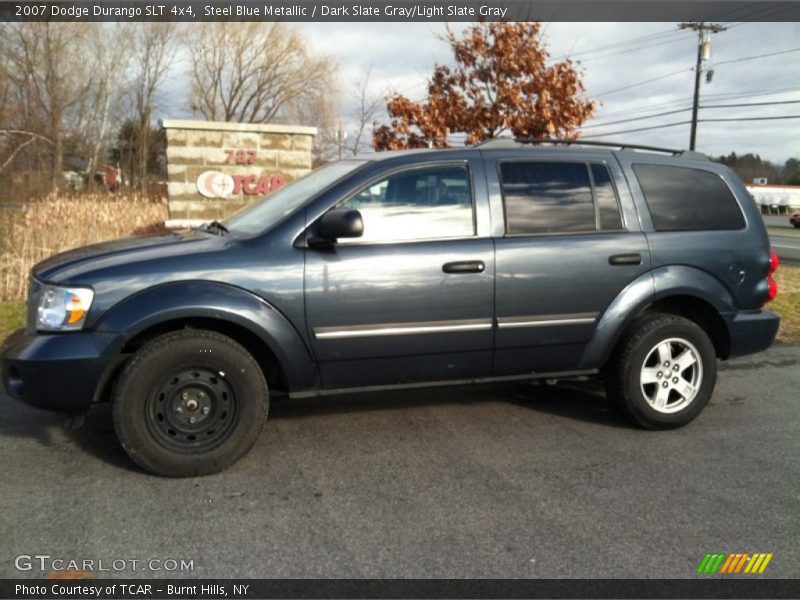 Steel Blue Metallic / Dark Slate Gray/Light Slate Gray 2007 Dodge Durango SLT 4x4