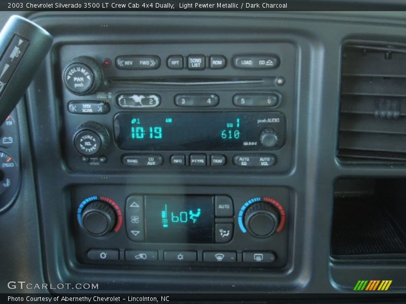 Light Pewter Metallic / Dark Charcoal 2003 Chevrolet Silverado 3500 LT Crew Cab 4x4 Dually