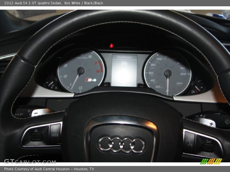 Ibis White / Black/Black 2012 Audi S4 3.0T quattro Sedan