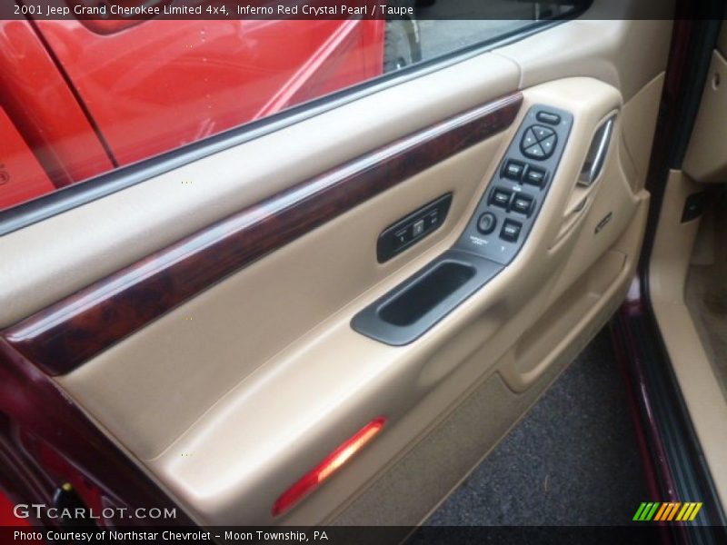 Inferno Red Crystal Pearl / Taupe 2001 Jeep Grand Cherokee Limited 4x4