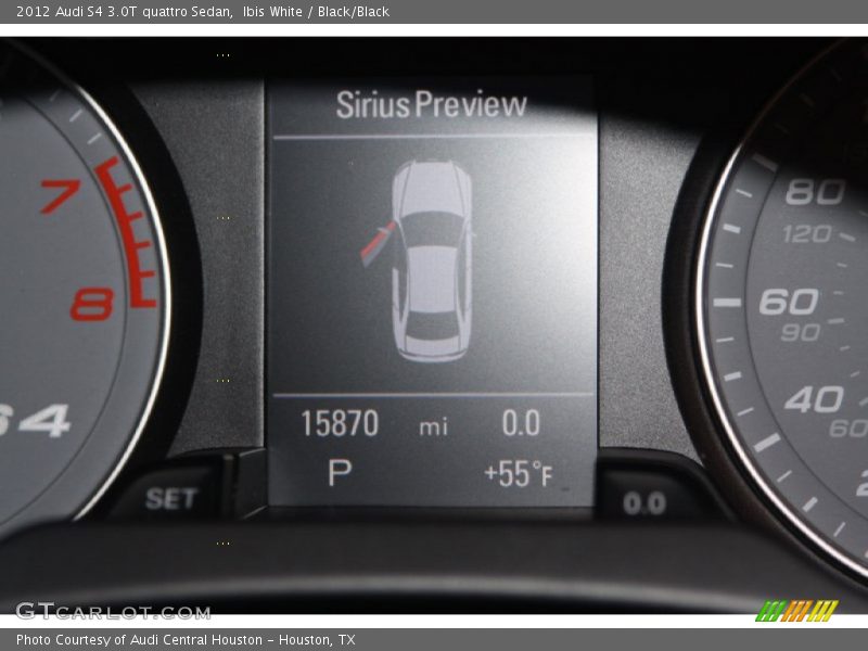Ibis White / Black/Black 2012 Audi S4 3.0T quattro Sedan