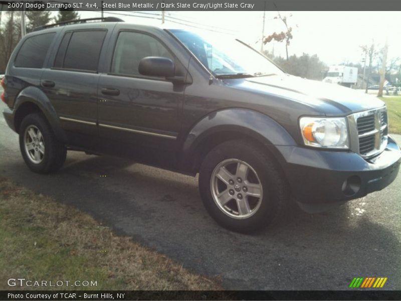 Steel Blue Metallic / Dark Slate Gray/Light Slate Gray 2007 Dodge Durango SLT 4x4
