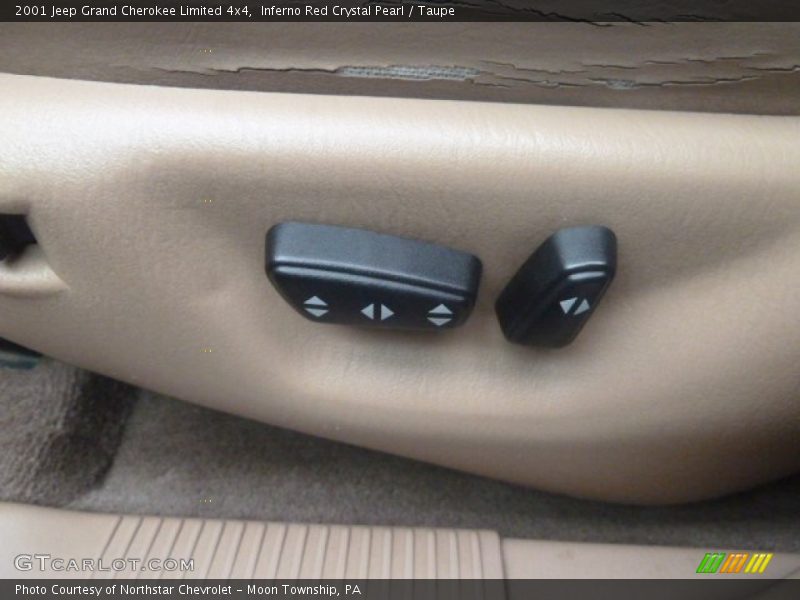 Inferno Red Crystal Pearl / Taupe 2001 Jeep Grand Cherokee Limited 4x4