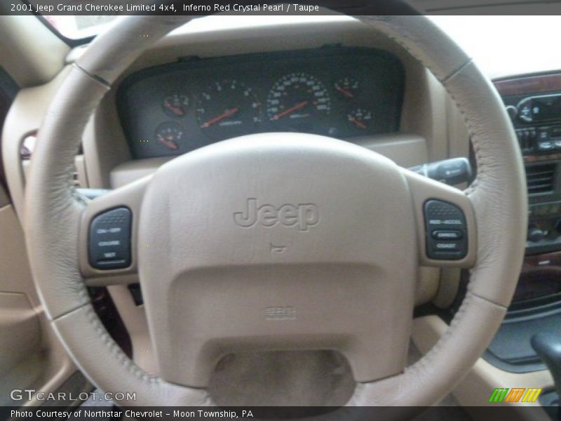 Inferno Red Crystal Pearl / Taupe 2001 Jeep Grand Cherokee Limited 4x4