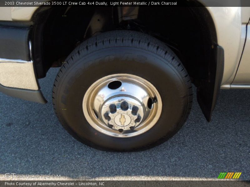 Light Pewter Metallic / Dark Charcoal 2003 Chevrolet Silverado 3500 LT Crew Cab 4x4 Dually