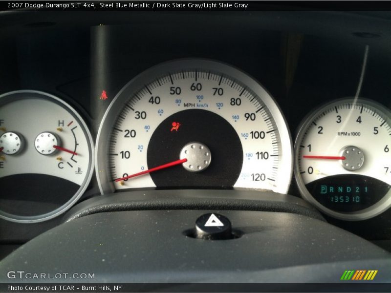Steel Blue Metallic / Dark Slate Gray/Light Slate Gray 2007 Dodge Durango SLT 4x4