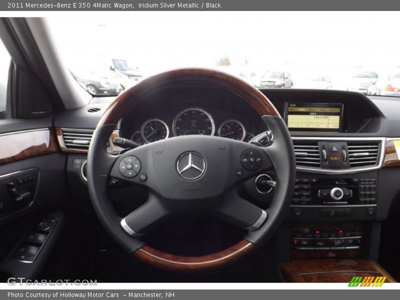 Iridium Silver Metallic / Black 2011 Mercedes-Benz E 350 4Matic Wagon