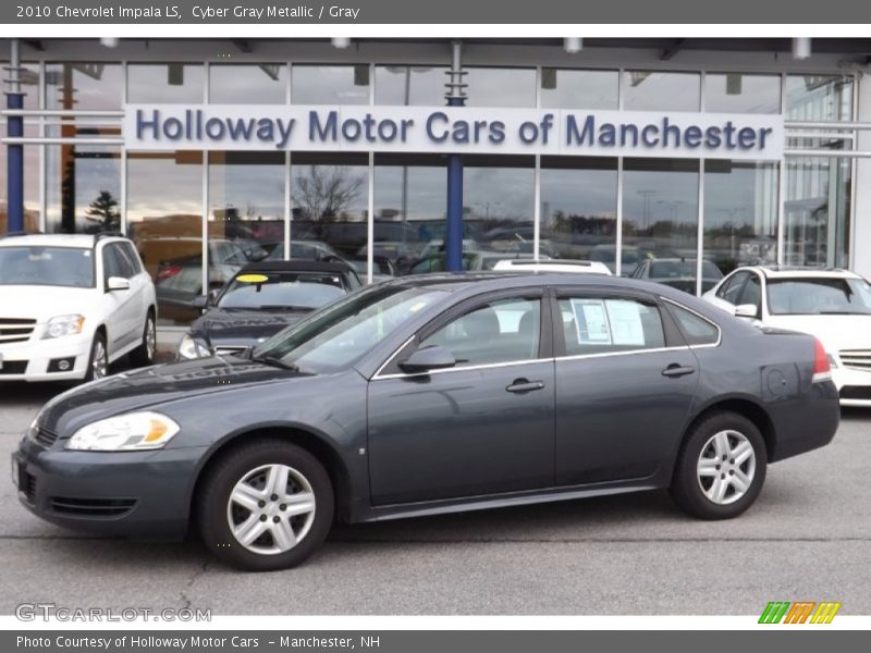 Cyber Gray Metallic / Gray 2010 Chevrolet Impala LS