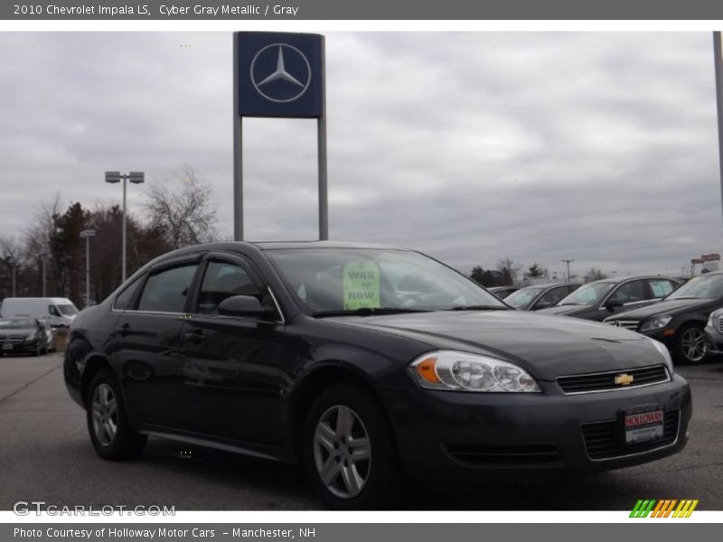 Cyber Gray Metallic / Gray 2010 Chevrolet Impala LS