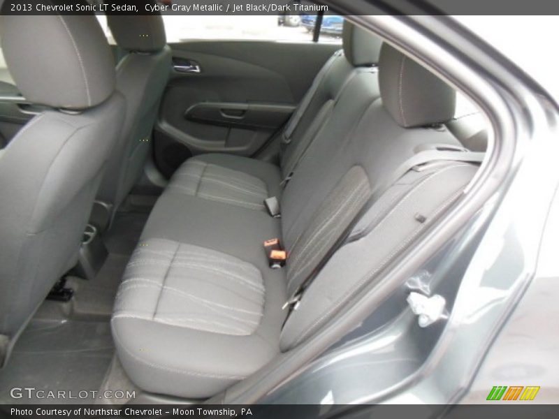 Cyber Gray Metallic / Jet Black/Dark Titanium 2013 Chevrolet Sonic LT Sedan