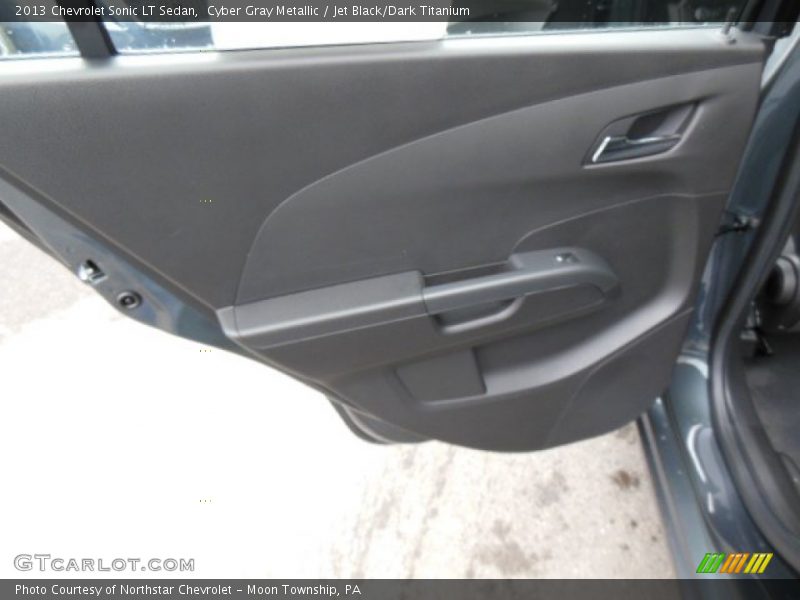 Cyber Gray Metallic / Jet Black/Dark Titanium 2013 Chevrolet Sonic LT Sedan