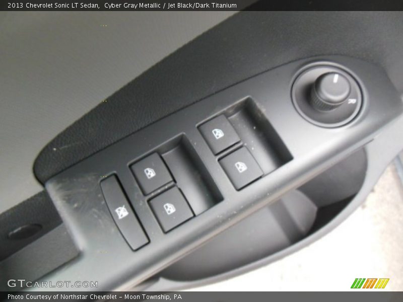 Cyber Gray Metallic / Jet Black/Dark Titanium 2013 Chevrolet Sonic LT Sedan