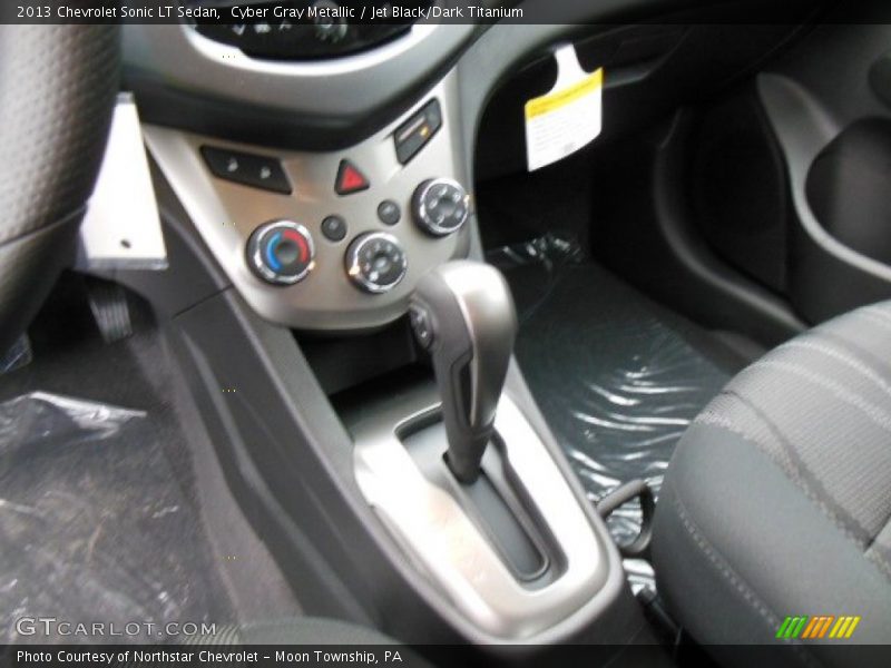 Cyber Gray Metallic / Jet Black/Dark Titanium 2013 Chevrolet Sonic LT Sedan