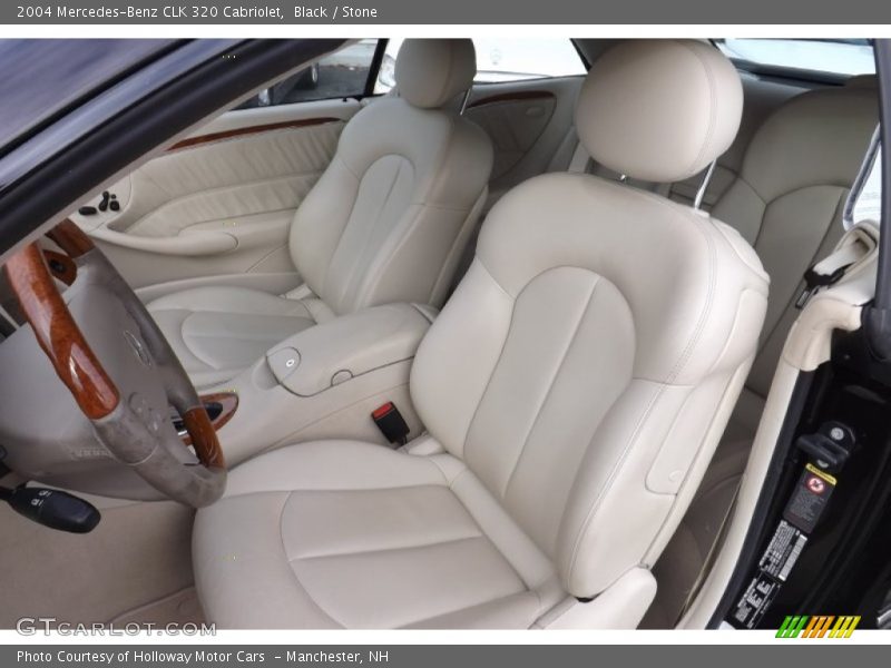 Black / Stone 2004 Mercedes-Benz CLK 320 Cabriolet