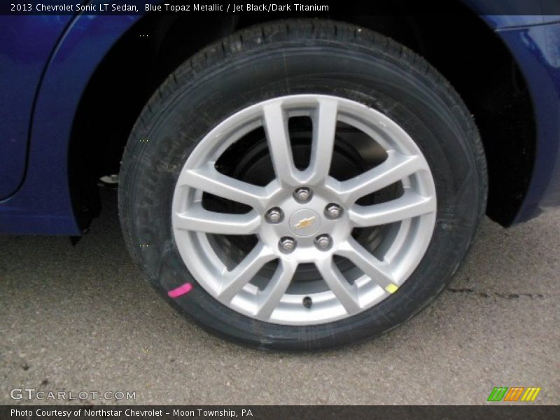 Blue Topaz Metallic / Jet Black/Dark Titanium 2013 Chevrolet Sonic LT Sedan