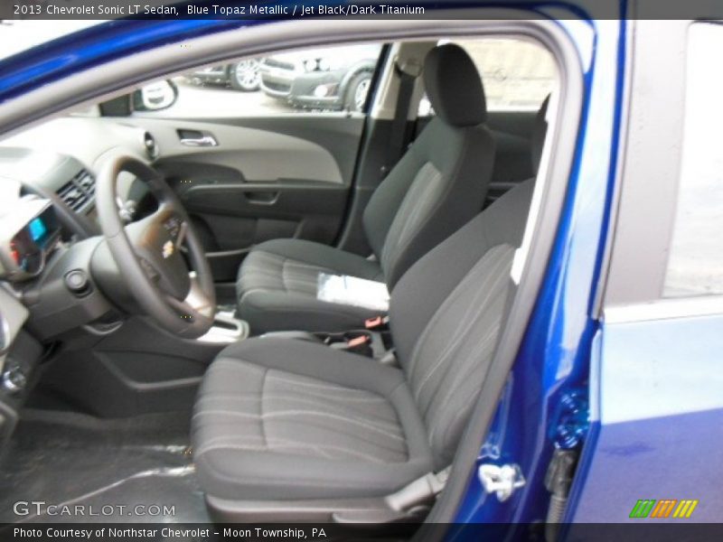 Blue Topaz Metallic / Jet Black/Dark Titanium 2013 Chevrolet Sonic LT Sedan