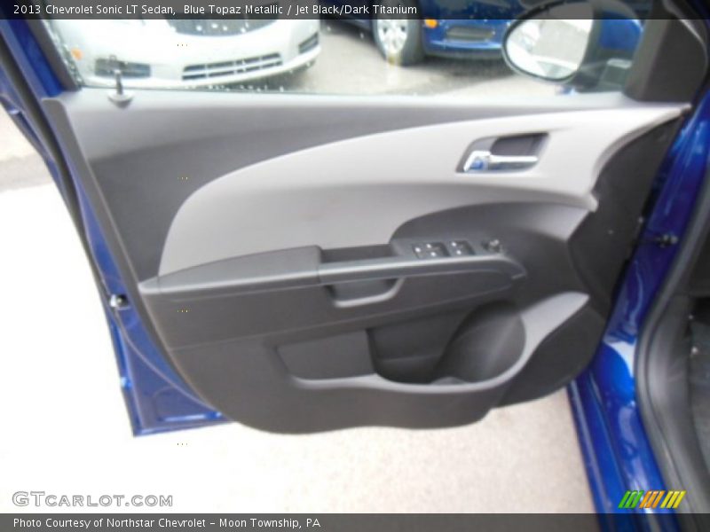 Blue Topaz Metallic / Jet Black/Dark Titanium 2013 Chevrolet Sonic LT Sedan