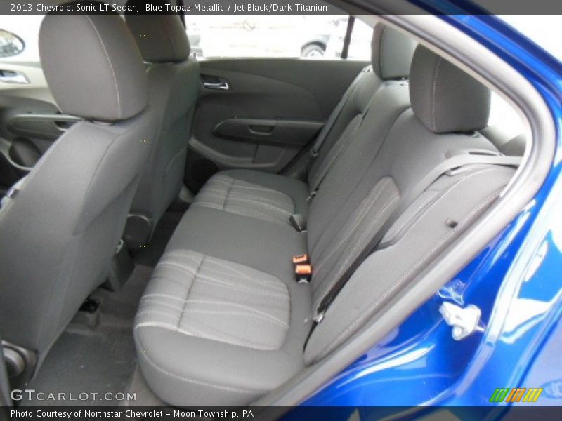Blue Topaz Metallic / Jet Black/Dark Titanium 2013 Chevrolet Sonic LT Sedan