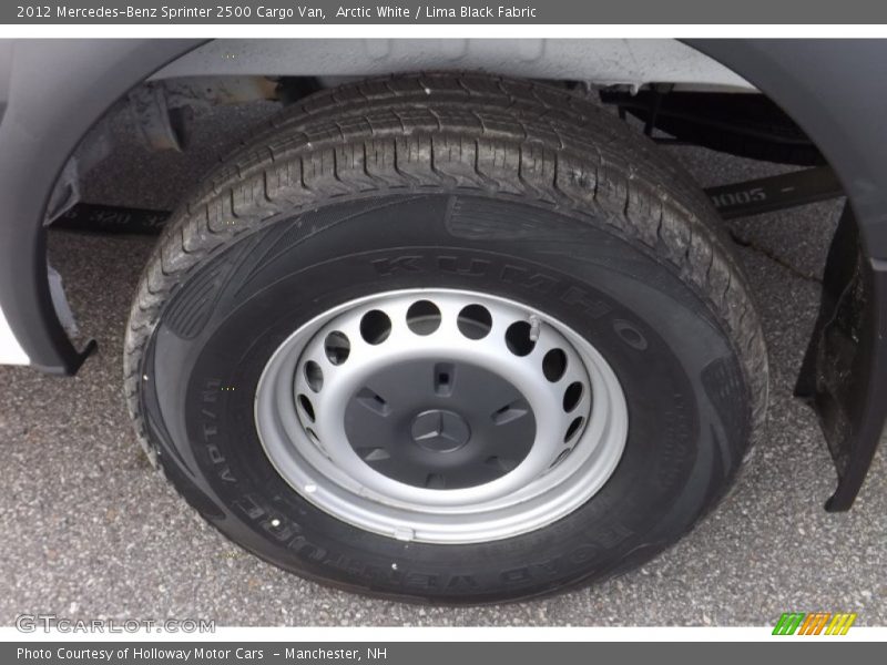 Arctic White / Lima Black Fabric 2012 Mercedes-Benz Sprinter 2500 Cargo Van