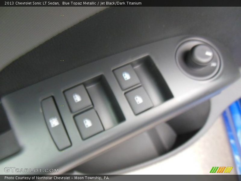 Blue Topaz Metallic / Jet Black/Dark Titanium 2013 Chevrolet Sonic LT Sedan