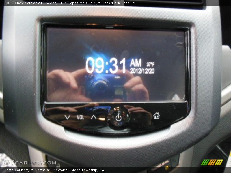 Blue Topaz Metallic / Jet Black/Dark Titanium 2013 Chevrolet Sonic LT Sedan