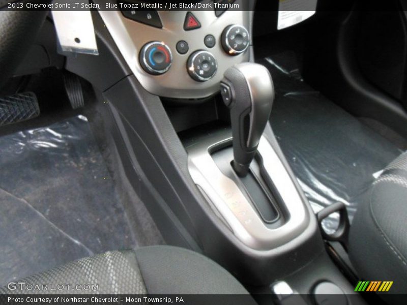 Blue Topaz Metallic / Jet Black/Dark Titanium 2013 Chevrolet Sonic LT Sedan