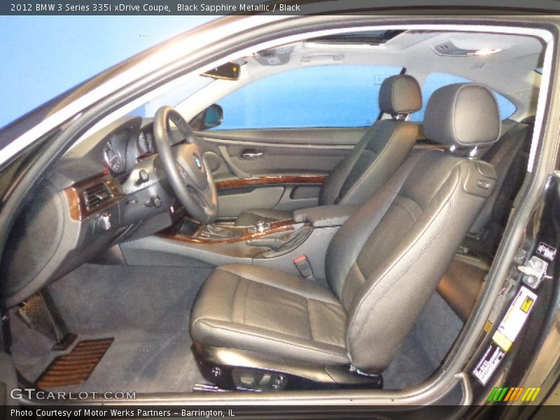  2012 3 Series 335i xDrive Coupe Black Interior