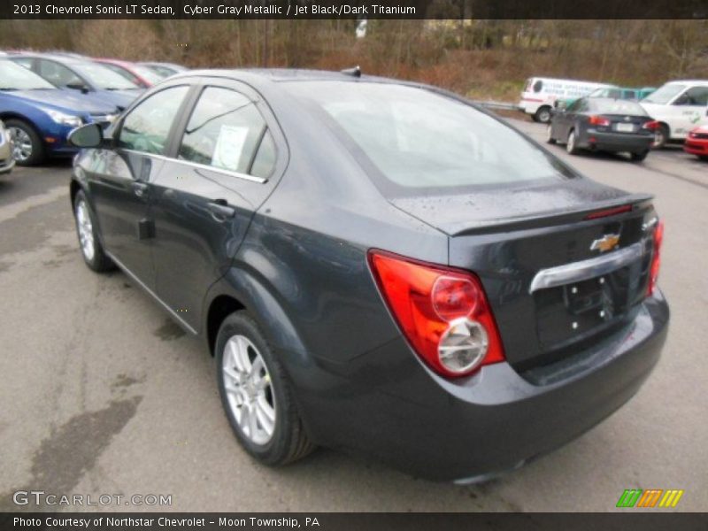 Cyber Gray Metallic / Jet Black/Dark Titanium 2013 Chevrolet Sonic LT Sedan