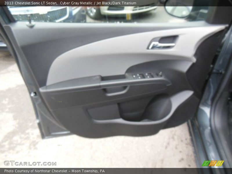 Cyber Gray Metallic / Jet Black/Dark Titanium 2013 Chevrolet Sonic LT Sedan