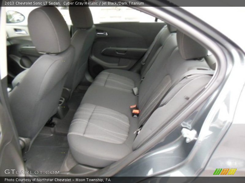 Cyber Gray Metallic / Jet Black/Dark Titanium 2013 Chevrolet Sonic LT Sedan