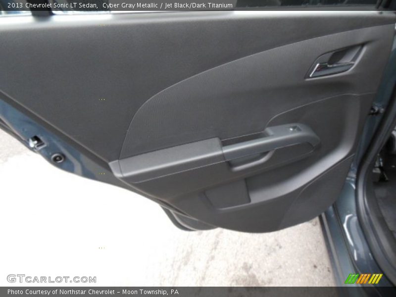 Cyber Gray Metallic / Jet Black/Dark Titanium 2013 Chevrolet Sonic LT Sedan
