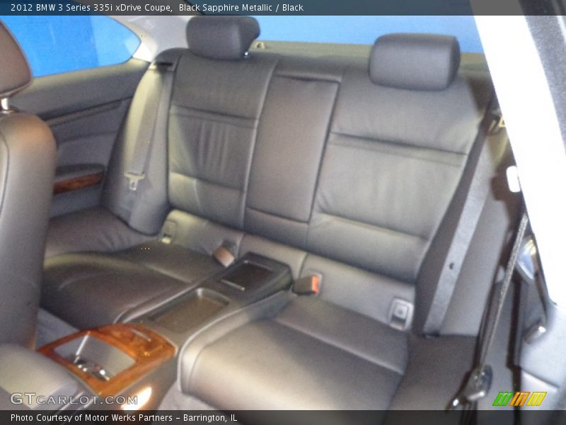 Black Sapphire Metallic / Black 2012 BMW 3 Series 335i xDrive Coupe