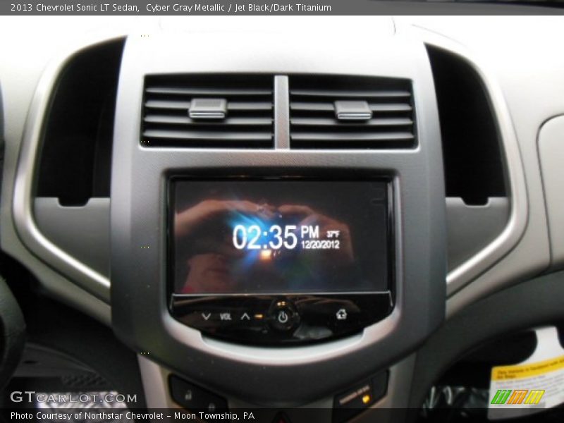 Cyber Gray Metallic / Jet Black/Dark Titanium 2013 Chevrolet Sonic LT Sedan
