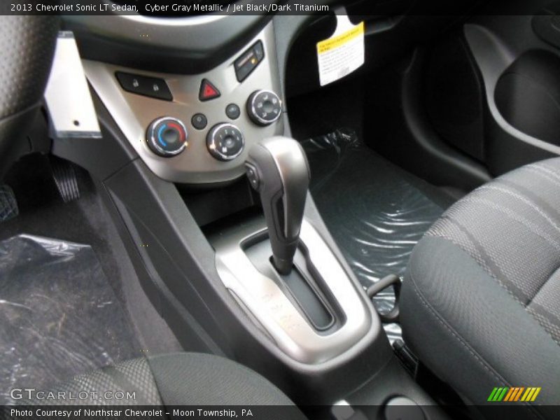 Cyber Gray Metallic / Jet Black/Dark Titanium 2013 Chevrolet Sonic LT Sedan