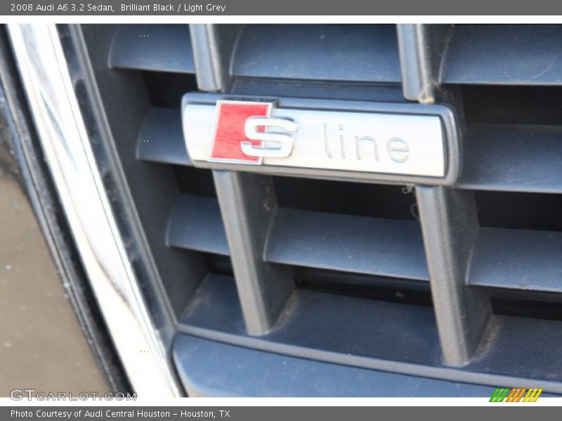 Brilliant Black / Light Grey 2008 Audi A6 3.2 Sedan