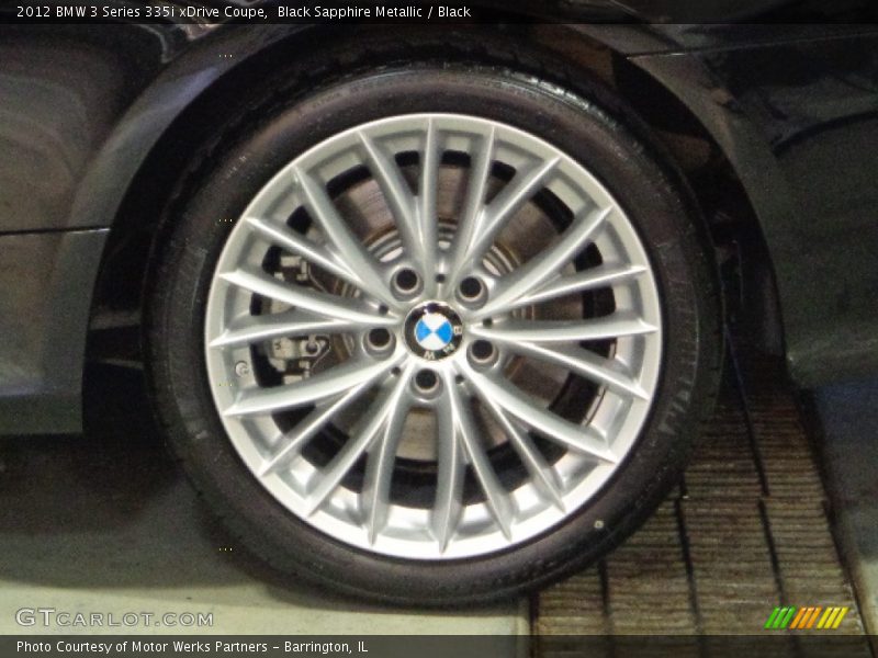 Black Sapphire Metallic / Black 2012 BMW 3 Series 335i xDrive Coupe
