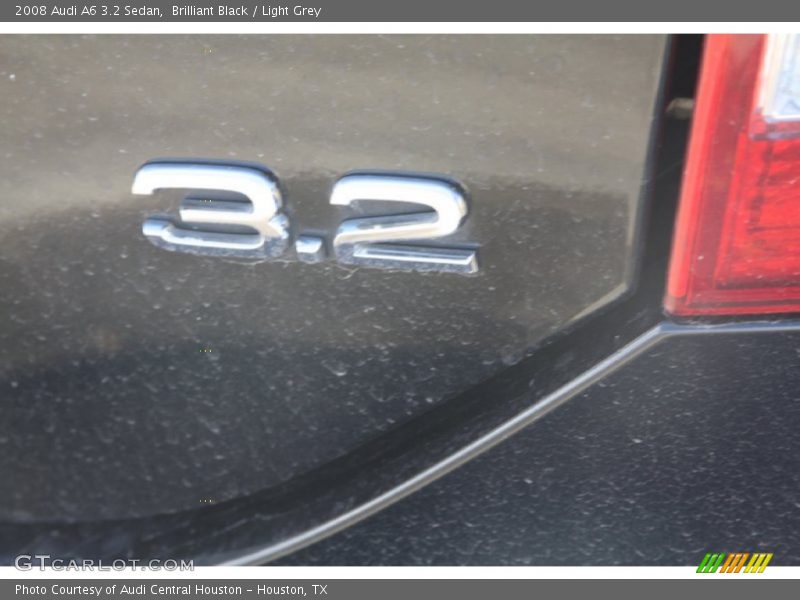 Brilliant Black / Light Grey 2008 Audi A6 3.2 Sedan