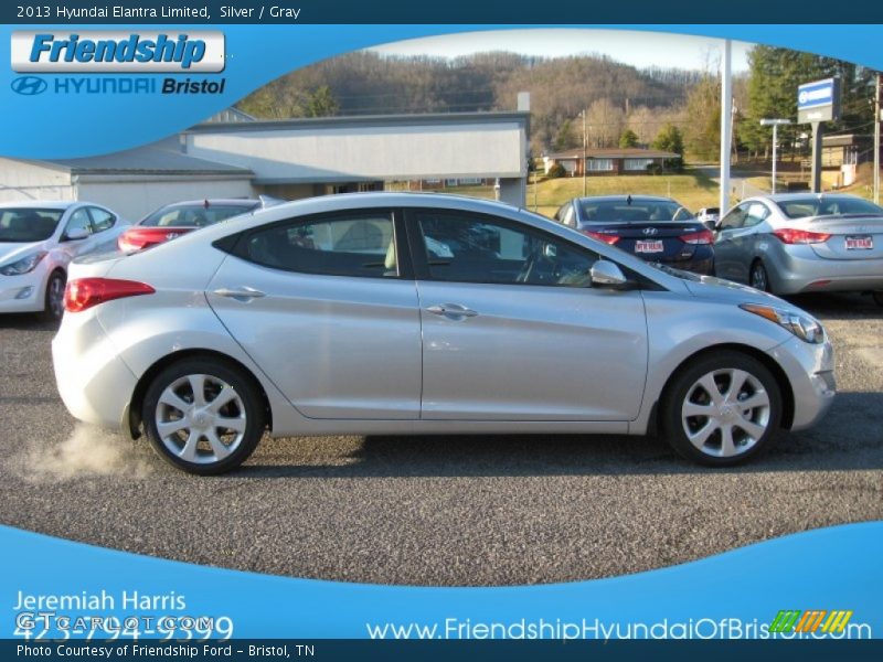 Silver / Gray 2013 Hyundai Elantra Limited