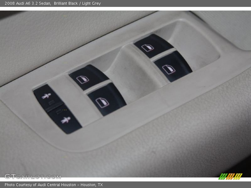 Brilliant Black / Light Grey 2008 Audi A6 3.2 Sedan