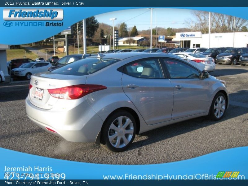 Silver / Gray 2013 Hyundai Elantra Limited