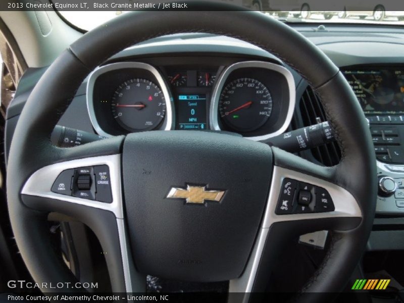 Black Granite Metallic / Jet Black 2013 Chevrolet Equinox LT