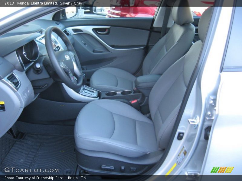 Silver / Gray 2013 Hyundai Elantra Limited