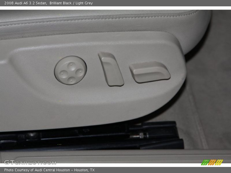 Brilliant Black / Light Grey 2008 Audi A6 3.2 Sedan