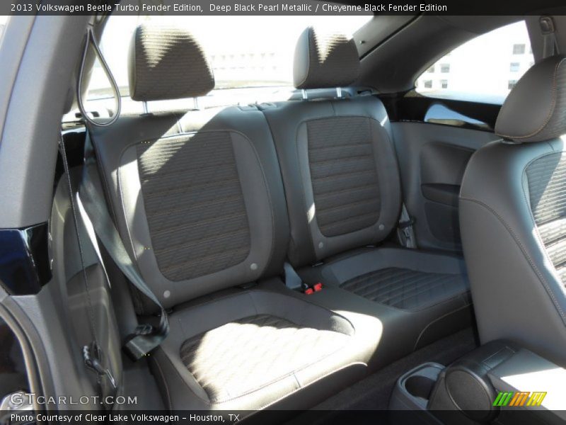 Rear Seat of 2013 Beetle Turbo Fender Edition