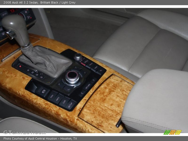 Brilliant Black / Light Grey 2008 Audi A6 3.2 Sedan