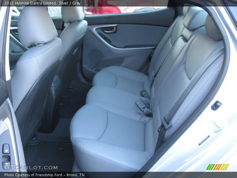 Silver / Gray 2013 Hyundai Elantra Limited