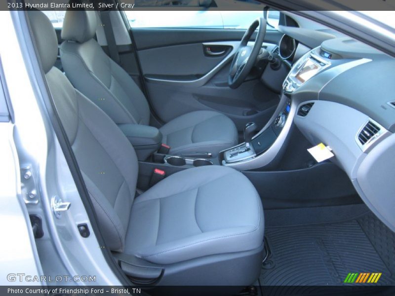 Silver / Gray 2013 Hyundai Elantra Limited