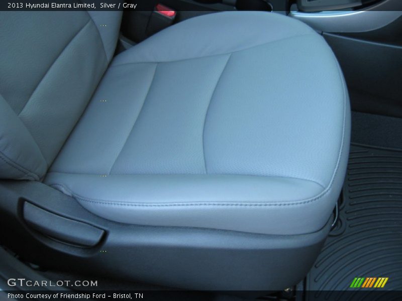 Silver / Gray 2013 Hyundai Elantra Limited