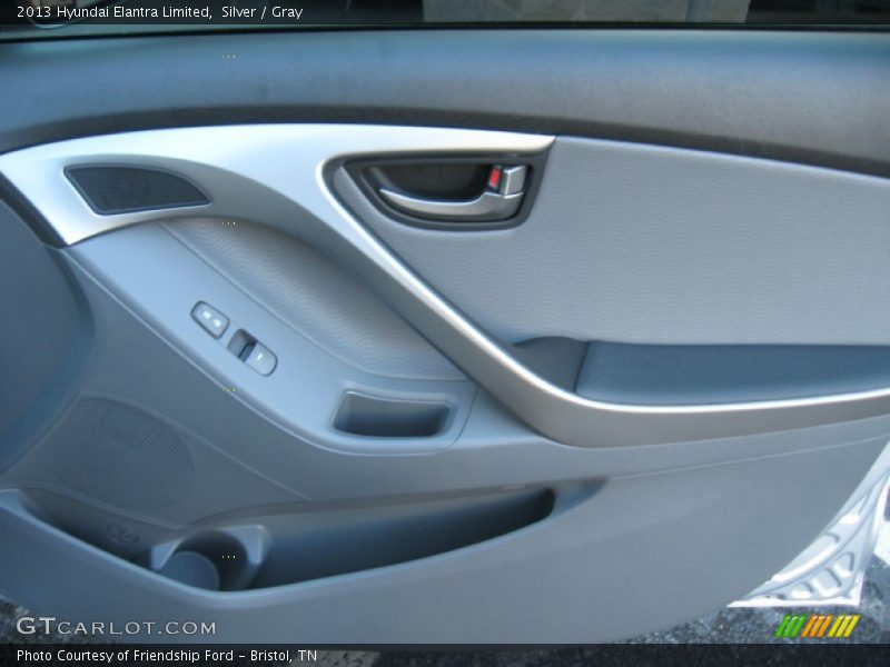 Silver / Gray 2013 Hyundai Elantra Limited