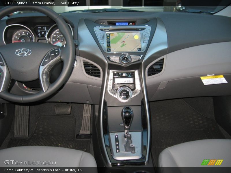 Silver / Gray 2013 Hyundai Elantra Limited